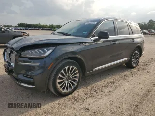 2022 Lincoln Aviator Reserve z VIN 5LM5J7WC2NGL17296, wystawiony jako Copart lot #55445595 z przebiegiem 39 385 mil mil oraz Szkoda całkowita • Salvage title. Historia ofert i sprzedaży dostępna na DreamBid. Obrazek 1.