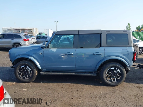 2024 Ford Bronco Outer Banks z VIN 1FMDE8BH3RLB41205, wystawiony jako IAAI lot #42558633 z przebiegiem 1 457 mil mil oraz . Historia ofert i sprzedaży dostępna na DreamBid. Obrazek 14.