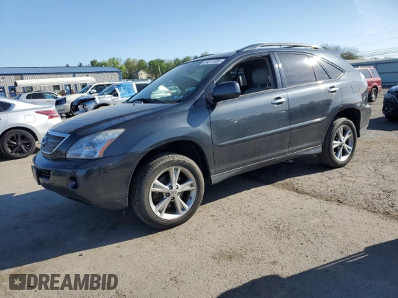 2008 Lexus RX 400h with VIN JTJHW31U982067570, listed as a Copart auction lot 54511085 with 285,122 mi miles and Clean Title. Bid and sale history available at DreamBid. Image 1.