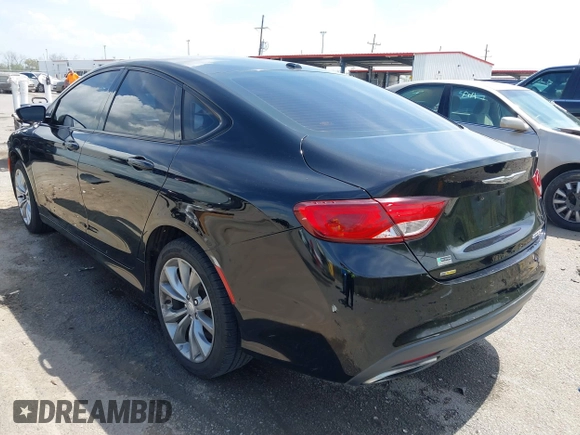 2015 Chrysler 200 S with VIN 1C3CCCBB8FN681822, listed as a IAAI auction lot 41885183 with 123,640 mi miles and . Bid and sale history available at DreamBid. Image 3.