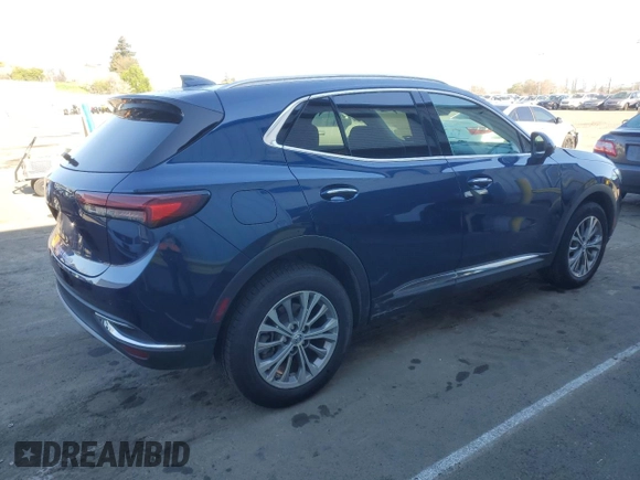 2022 Buick Envision Preferred with VIN LRBFZMR46ND028588, listed as a Copart auction lot 46803215 with 30,794 mi miles and Salvage Title. Bid and sale history available at carsss.com. Image 3.