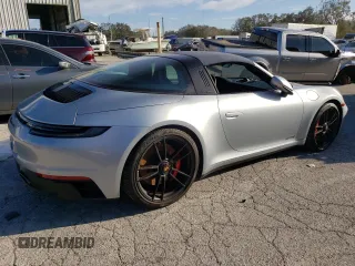 2022 Porsche 911 4S with VIN WP0BB2A98NS232515, listed as a Copart auction lot 74856314 with 7,578 mi miles and Salvage Title. Bid and sale history available at carsss.com. Image 3.
