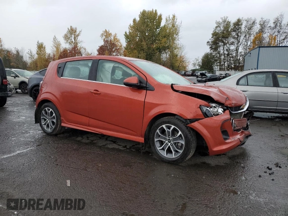 2020 Chevrolet Sonic LT with VIN 1G1JD6SB9L4118368, listed as a Copart auction lot 80234344 with 89,594 mi miles and Salvage title. Bid and sale history available at DreamBid. Image 4.