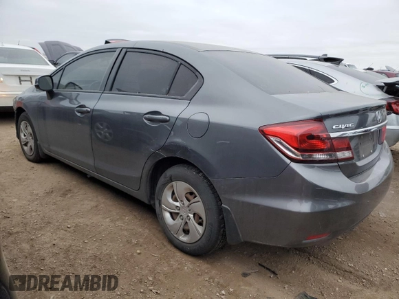 2013 Honda Civic LX z VIN 19XFB2F53DE026270, wystawiony jako Copart lot #83473384 z przebiegiem 119 834 mil mil oraz Szkoda całkowita • Salvage title. Historia ofert i sprzedaży dostępna na DreamBid. Obrazek 2.
