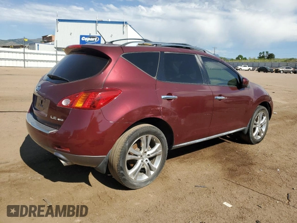 2010 Nissan Murano SL z VIN JN8AZ1MW6AW111072, wystawiony jako Copart lot #60704605 z przebiegiem 193 139 mil mil oraz Czysty tytuł • Clean title. Historia ofert i sprzedaży dostępna na DreamBid. Obrazek 3.