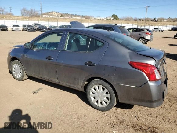 2017 Nissan Versa SV with VIN 3N1CN7AP4HL835782, listed as a Copart auction lot 43044055 with 75,910 mi miles and Non repairable. Bid and sale history available at DreamBid. Image 2.