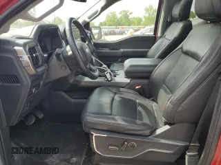 2022 Ford F-150 XL with VIN 1FTFW1E81NKE69218, listed as a Copart auction lot 57490175 with 88,487 mi miles and Salvage title. Bid and sale history available at DreamBid. Image 7.