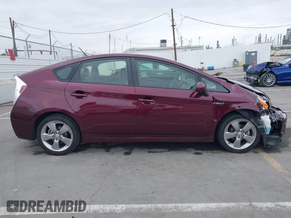 2013 Toyota Prius One with VIN JTDKN3DU1D5574074, listed as a IAAI auction lot 41894309 with 92,448 mi miles. Bid and sale history available at carsss.com. Image 13.