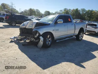 2018 Ram 1500 Big Horn with VIN 1C6RR6GTXJS123544, listed as a Copart auction lot 49688655 with 43,103 mi miles and Salvage title. Bid and sale history available at DreamBid. Image 1.