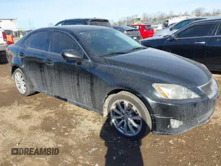 2006 Lexus IS 250 with VIN JTHCK262462003944, listed as a IAAI auction lot 41450633 with 209,286 mi miles and . Bid and sale history available at DreamBid. Image 1.