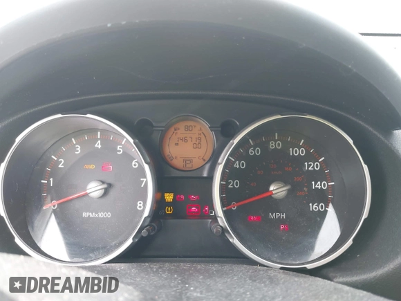 2008 Nissan Rogue SL with VIN JN8AS58V98W410790, listed as a IAAI auction lot 40288018 with 146,719 mi miles and . Bid and sale history available at DreamBid. Image 7.