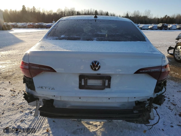 2022 Volkswagen Jetta SE with VIN 3VWEM7BU2NM001980, listed as a Copart auction lot 85855384 with 52,840 mi miles and Salvage Title. Bid and sale history available at carsss.com. Image 6.