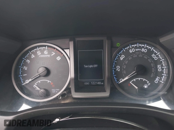 2018 Toyota Tacoma SR5 with VIN 3TMAZ5CN1JM071396, listed as a IAAI auction lot 42061640 with 122,148 mi miles and . Bid and sale history available at DreamBid. Image 7.