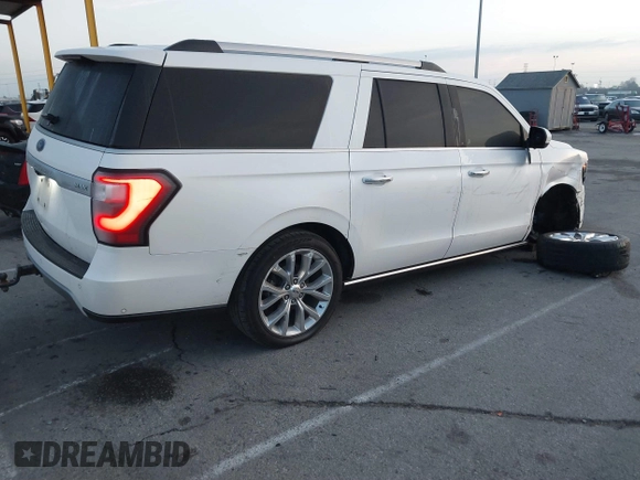 2019 Ford Expedition Max Limited with VIN 1FMJK1KT5KEA89352, listed as a IAAI auction lot 41540102 with 164,323 mi miles and . Bid and sale history available at DreamBid. Image 4.