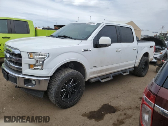 2017 Ford F-150 XL with VIN 1FTEW1EP4HKD27212, listed as a Copart auction lot 49503755 with 115,926 mi miles and Salvage Title. Bid and sale history available at carsss.com. Image 1.
