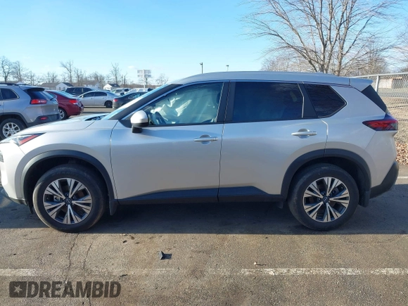 2023 Nissan Rogue SV with VIN JN8BT3BB5PW214218, listed as a IAAI auction lot 41593119 with 31,567 mi miles and . Bid and sale history available at DreamBid. Image 14.