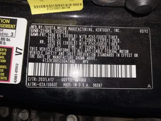 2012 Toyota Venza LE with VIN 4T3ZK3BB5CU047980, listed as a IAAI auction lot 41296557 with 109,047 mi miles and . Bid and sale history available at carsss.com. Image 9.