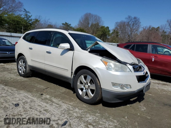 2011 Chevrolet Traverse LTZ with VIN 1GNKVLEDXBJ136275, listed as a Copart auction lot 49189215 with 199,142 mi miles and Salvage Title. Bid and sale history available at DreamBid. Image 4.