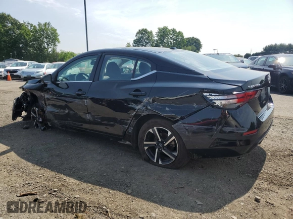 2024 Nissan Sentra SV z VIN 3N1AB8CV9RY251934, wystawiony jako Copart lot #60959315 z przebiegiem 40 822 mil mil oraz Szkoda całkowita • Salvage title. Historia ofert i sprzedaży dostępna na DreamBid. Obrazek 2.
