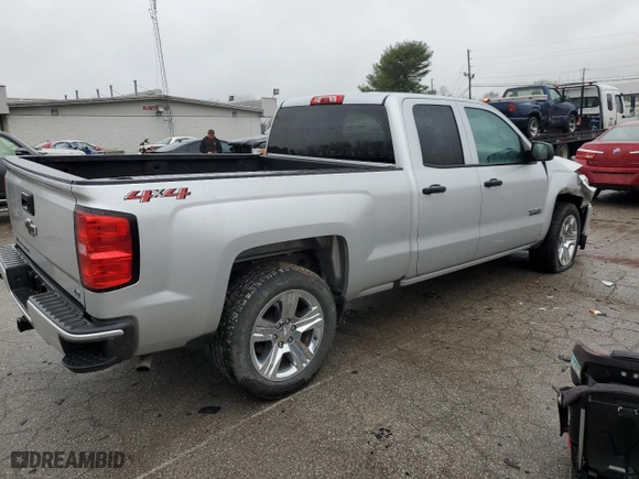 2019 Chevrolet Silverado 1500 LD Custom with VIN 2GCVKMEC0K1232082, listed as a Copart auction lot 83418244 with 0 mi miles and Salvage Title. Bid and sale history available at carsss.com. Image 3.