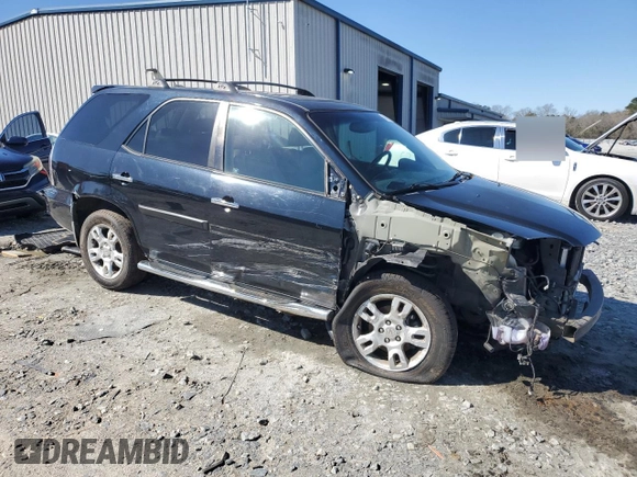 2006 Acura MDX Touring w/Navi with VIN 2HNYD18876H526793, listed as a Copart auction lot 46179855 with 220,322 mi miles and Salvage Title. Bid and sale history available at carsss.com. Image 4.