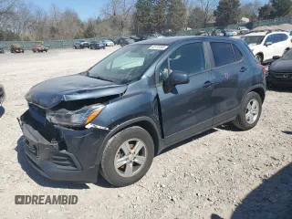 2021 Chevrolet Trax LS with VIN KL7CJKSBXMB306778, listed as a Copart auction lot 48772595 with 83,810 mi miles and Salvage Title. Bid and sale history available at carsss.com. Image 1.