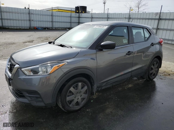 2020 Nissan Kicks S with VIN 3N1CP5BV9LL573536, listed as a Copart auction lot 45577975 with 100,177 mi miles and Clean Title. Bid and sale history available at carsss.com. Image 1.