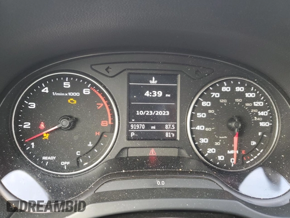 2016 Audi A3 1.8T Premium with VIN WAUA7GFF9G1041104, listed as a Copart auction lot 72621773 with 91,970 mi miles. Bid and sale history available at carsss.com. Image 9.