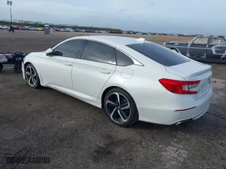 2020 Honda Accord Sedan Sport with VIN 1HGCV1F32LA153775, listed as a IAAI auction lot 40805529 with 1 mi miles. Bid and sale history available at carsss.com. Image 3.