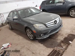2009 Mercedes-Benz C-Class 3.5L Sport with VIN WDDGF56X59F212066, listed as a IAAI auction lot 41279151 with 1 mi miles. Bid and sale history available at carsss.com. Image 1.