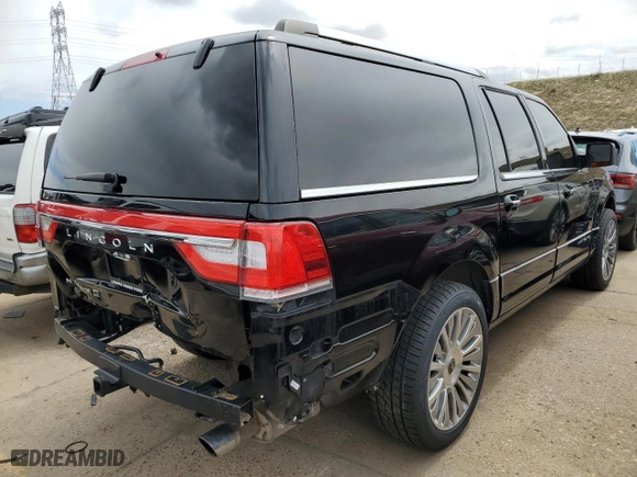 2017 Lincoln Navigator L Select with VIN 5LMJJ3JT0HEL02598, listed as a Copart auction lot 50894954 with 96,027 mi miles and Salvage Title. Bid and sale history available at carsss.com. Image 3.
