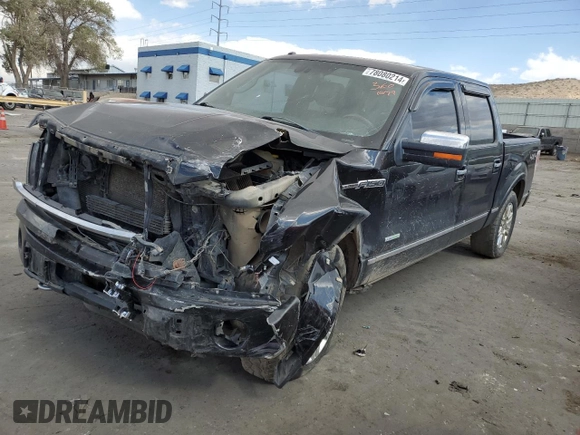 2014 Ford F-150 XL with VIN 1FTFW1ET1EFB39771, listed as a Copart auction lot 78080214 with 203,700 mi miles and Salvage Title. Bid and sale history available at carsss.com. Image 1.