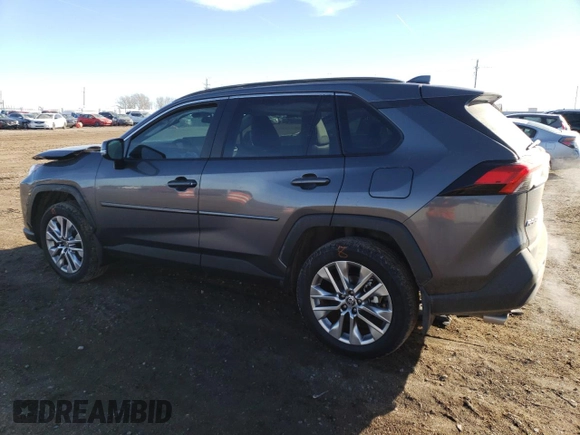 2024 Toyota RAV4 XLE Premium with VIN 2T3A1RFV5RC471628, listed as a Copart auction lot 46153285 with 4,802 mi miles and Salvage Title. Bid and sale history available at carsss.com. Image 2.