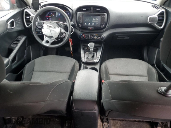 2021 Kia Soul LX with VIN KNDJ23AU2M7794692, listed as a Copart auction lot 84605444 with 98,333 mi miles and Salvage Title. Bid and sale history available at carsss.com. Image 8.