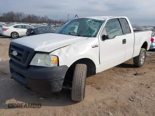 2005 Ford F-150 STX with VIN 1FTRX14W85FB72787, listed as a IAAI auction lot 41702370 with 210,544 mi miles. Bid and sale history available at carsss.com. Image 17.