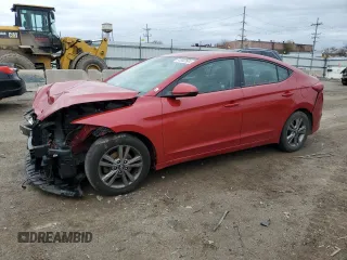 2018 Hyundai Elantra SEL with VIN 5NPD84LF1JH322068, listed as a Copart auction lot 81502884 with 103,052 mi miles and Salvage Title. Bid and sale history available at DreamBid. Image 1.