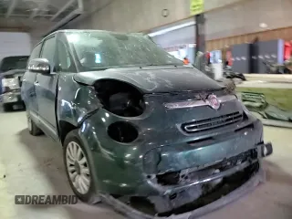 2015 FIAT 500L Lounge with VIN ZFBCFACH6FZ035006, listed as a Copart auction lot 83489034 with 0 mi miles and Salvage Title. Bid and sale history available at carsss.com. Image 11.