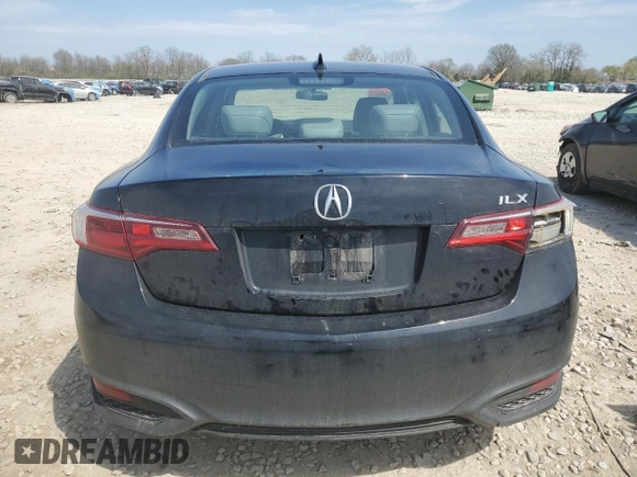 2017 Acura ILX with VIN 19UDE2F30HA003701, listed as a Copart auction lot 53700705 with 85,518 mi miles and Salvage Title. Bid and sale history available at carsss.com. Image 6.