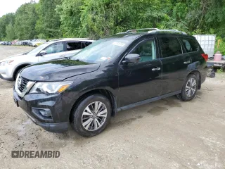 2017 Nissan Pathfinder SV with VIN 5N1DR2MM4HC630741, listed as a Copart auction lot 60698795 with 134,302 mi miles and Clean title. Bid and sale history available at DreamBid. Image 1.