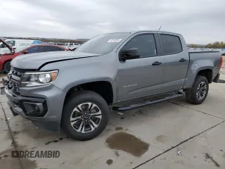 2021 Chevrolet Colorado 2WD Z71 with VIN 1GCGSDEN1M1109345, listed as a Copart auction lot 84763064 with 97,281 mi miles and Salvage title. Bid and sale history available at DreamBid. Image 1.