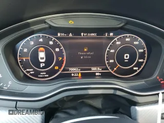 2018 Audi A5 Sportback Premium Plus with VIN WAUBNCF55JA008392, listed as a Copart auction lot 63924133 with 70,062 mi miles. Bid and sale history available at carsss.com. Image 9.