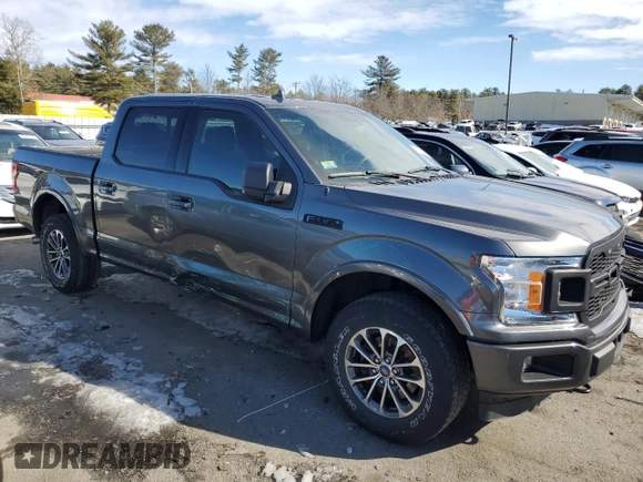 2018 Ford F-150 XL with VIN 1FTEW1EP8JFE28185, listed as a Copart auction lot 44695425 with 127,678 mi miles and Salvage Title. Bid and sale history available at carsss.com. Image 4.