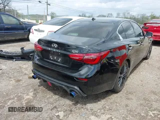 2018 Infiniti Q50 3.0t LUXE with VIN JN1EV7AP1JM355638, listed as a IAAI auction lot 41954052 with 66,663 mi miles. Bid and sale history available at carsss.com. Image 4.