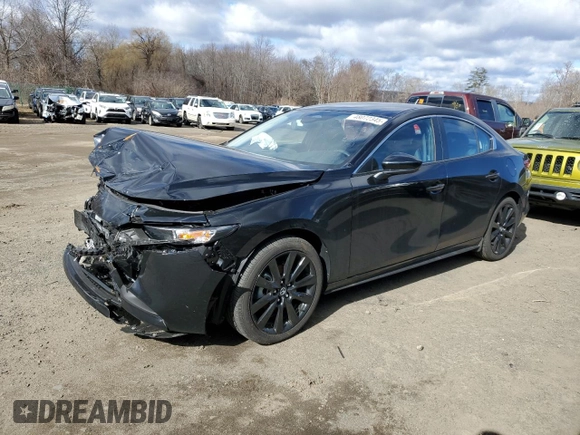 2025 Mazda 3 S Select Sport with VIN JM1BPABM7S1760319, listed as a Copart auction lot 48072345 with 3,558 mi miles and Clean Title. Bid and sale history available at DreamBid. Image 1.