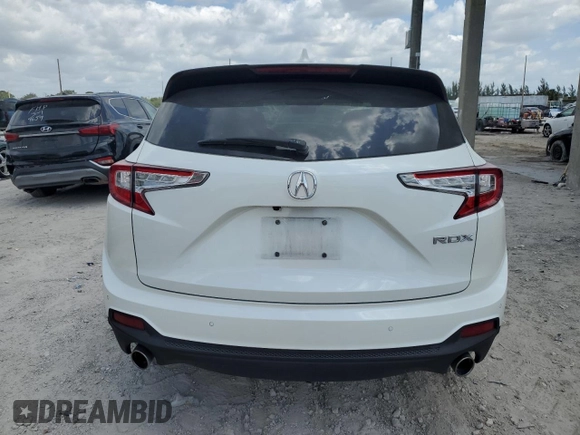 2019 Acura RDX Technology with VIN 5J8TC1H5XKL010600, listed as a Copart auction lot 53722555 with 89,146 mi miles and Salvage title. Bid and sale history available at DreamBid. Image 6.