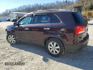 2012 Kia Sorento LX with VIN 5XYKTCA63CG190203, listed as a Copart auction lot 45927715 with 106,157 mi miles and Salvage Title. Bid and sale history available at DreamBid. Image 2.