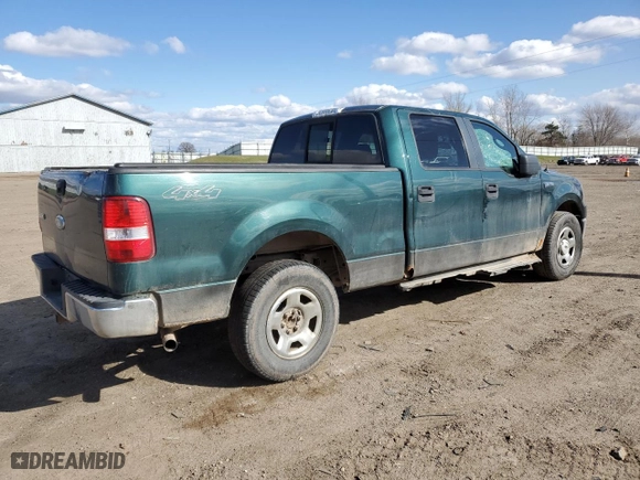 2008 Ford F-150 XLT with VIN 1FTPW14V68KD62200, listed as a Copart auction lot 51900495 with 201,601 mi miles and Salvage Title. Bid and sale history available at carsss.com. Image 3.