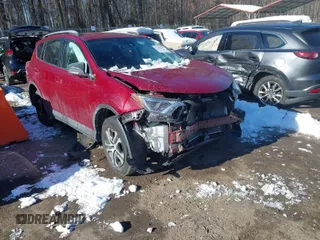 2018 Toyota RAV4 LE with VIN 2T3ZFREV6JW483845, listed as a IAAI auction lot 41289219 with 28,342 mi miles. Bid and sale history available at carsss.com. Image 1.