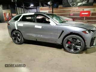 2023 Jaguar F-Pace SVR with VIN SADCZ2EE1PA704896, listed as a Copart auction lot 47456695 with 6,623 mi miles and Salvage Title. Bid and sale history available at DreamBid. Image 17.
