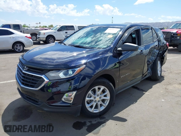 2020 Chevrolet Equinox LS with VIN 3GNAXHEVXLS596886, listed as a IAAI auction lot 42031935 with 98,693 mi miles and . Bid and sale history available at DreamBid. Image 17.